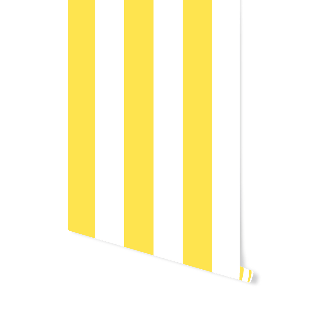 Yellow Stripes eco wallpaper