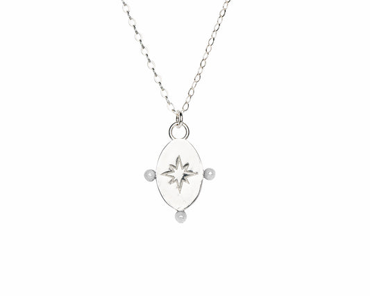 Morning Star Necklace - Silver