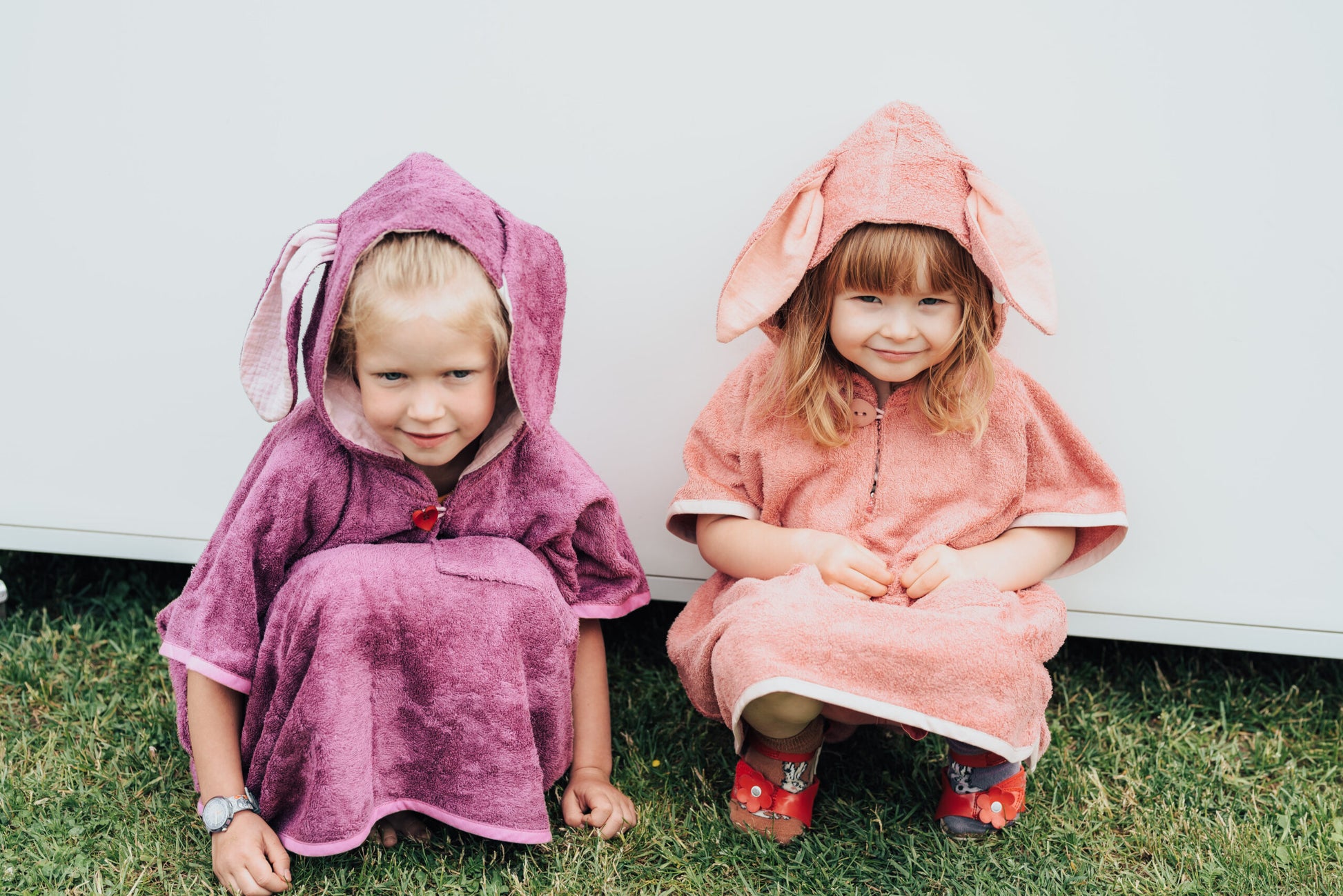 Short-Sleeve Poncho RABBIT - For KIDS (Size 122-150)