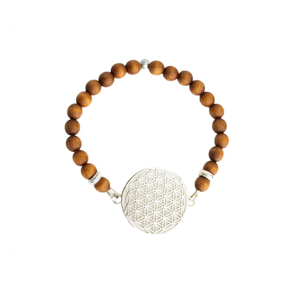 Flower Of Life Bracelet - Sandalwood