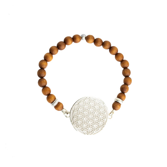 Flower Of Life Bracelet - Sandalwood