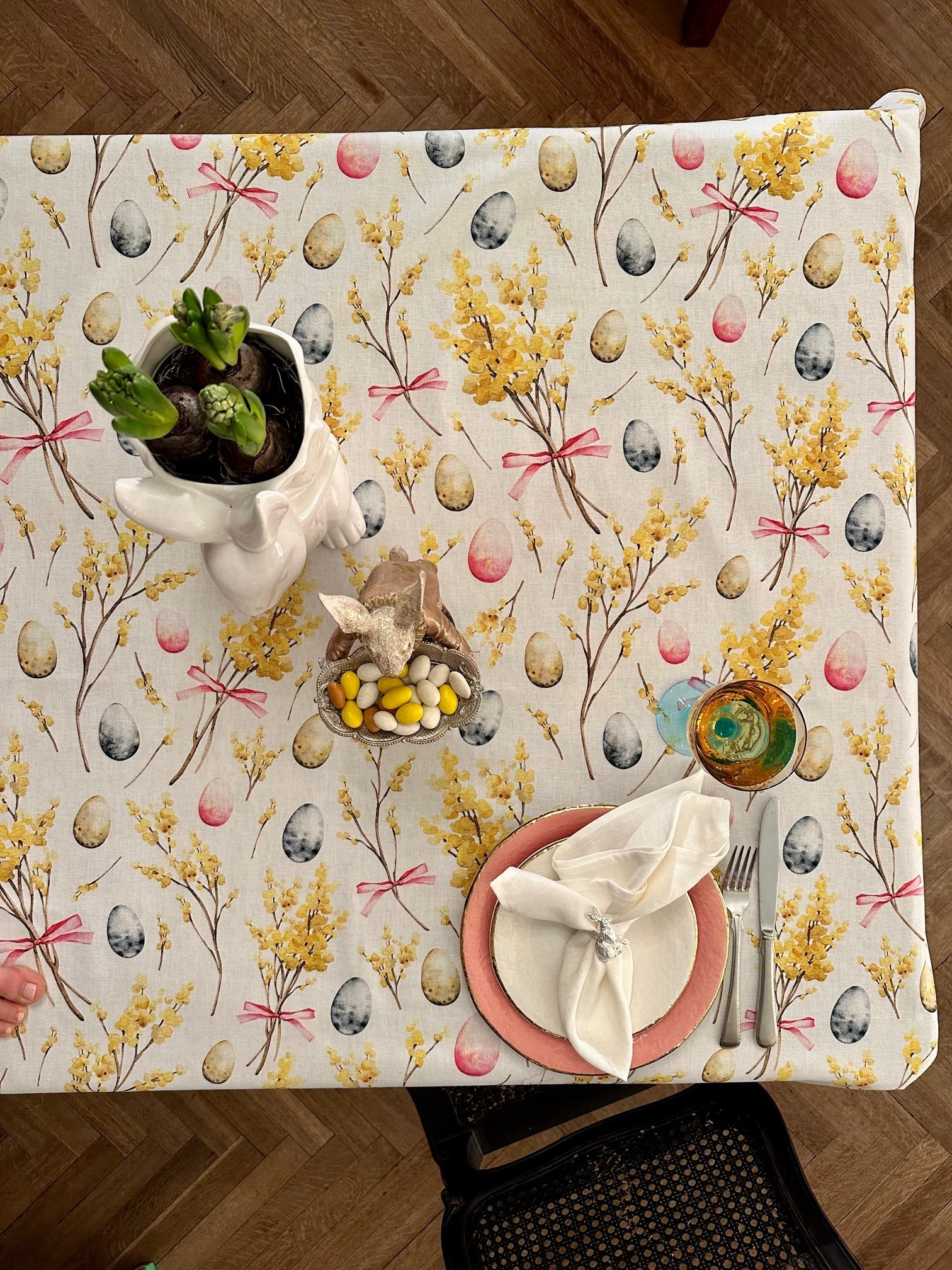 Rectangular Tablecloth - Easter Happy