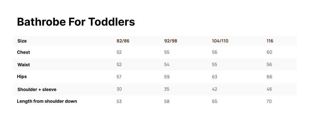 Bamboo Terry Bathrobe DINOSAUR - For TODDLERS (Size 82/86-116)