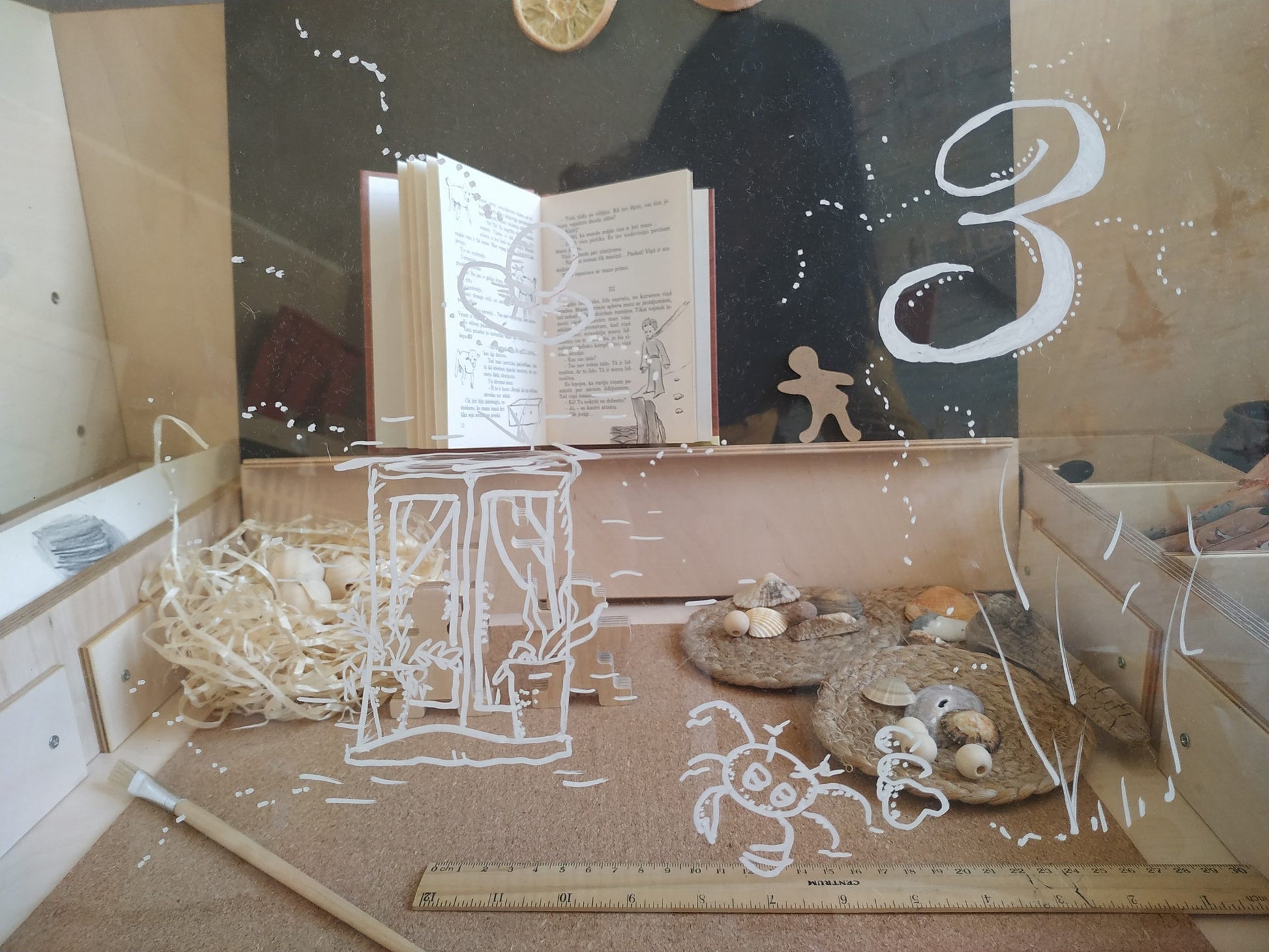 Adjustable Children Montessori Table and Chair Set Julle - Mint Green