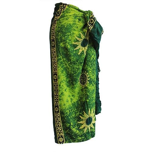 1x Bali Celtic Sarongs - Sun Symbols (4 blandade färger)