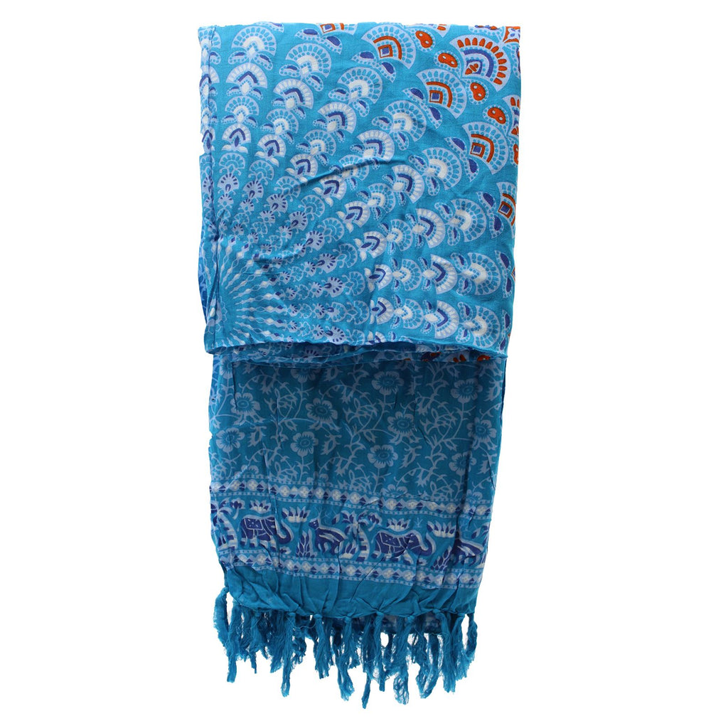 Turkos Orange Mandala Sarong