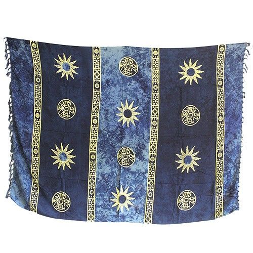 1x Bali Celtic Sarongs - Sun Symbols (4 blandade färger)