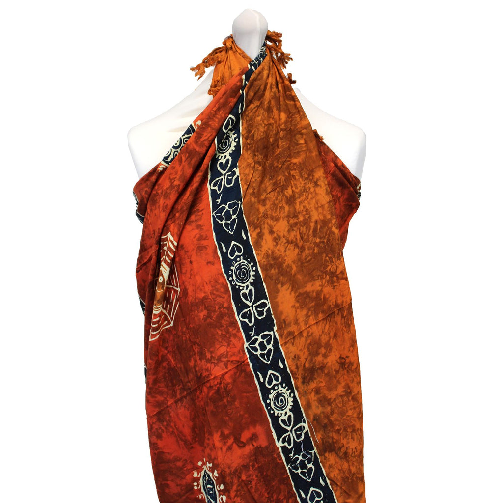 1x Bali Celtic Sarong - Yin & Yang (4 blandade färger)