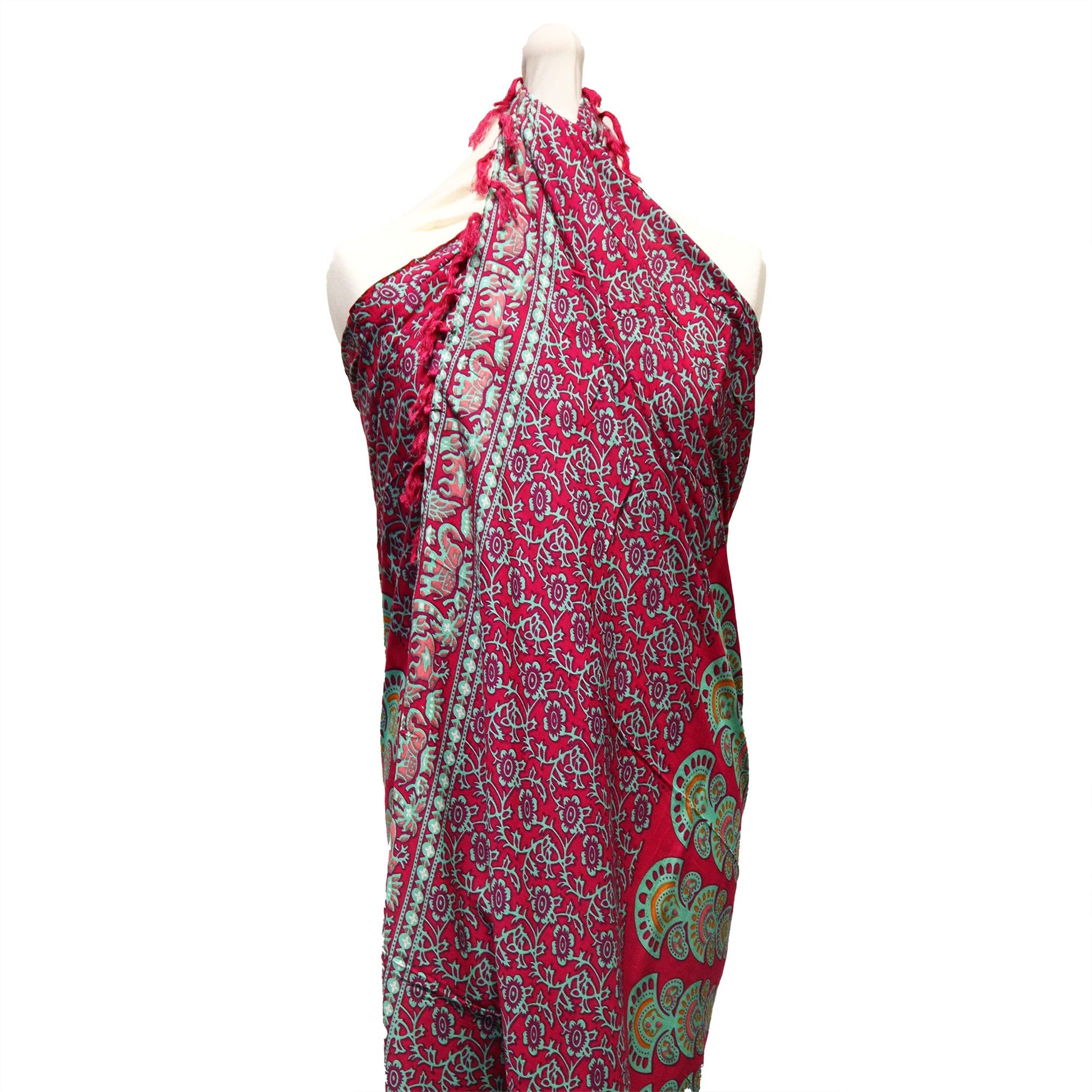 Turkos Lila Mandala Sarong