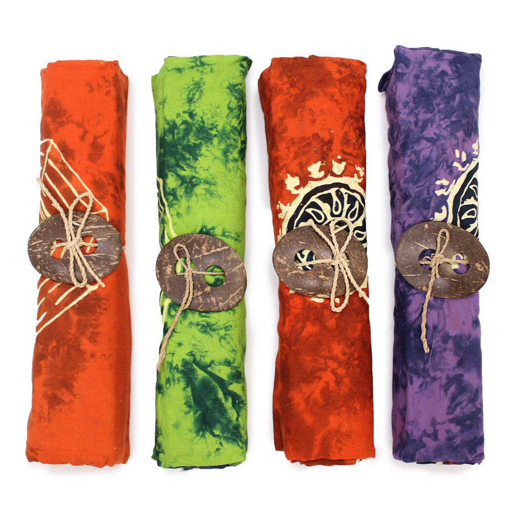 1x Bali Celtic Sarong - Yin & Yang (4 blandade färger)