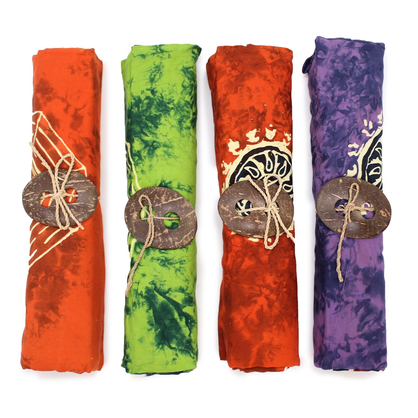 1x Bali Celtic Sarong - Yin & Yang (4 blandade färger)