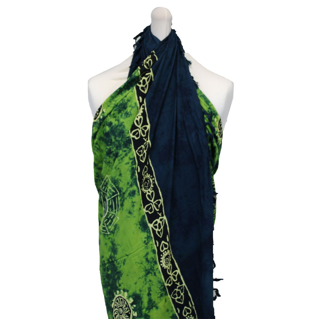 1x Bali Celtic Sarong - Yin & Yang (4 blandade färger)