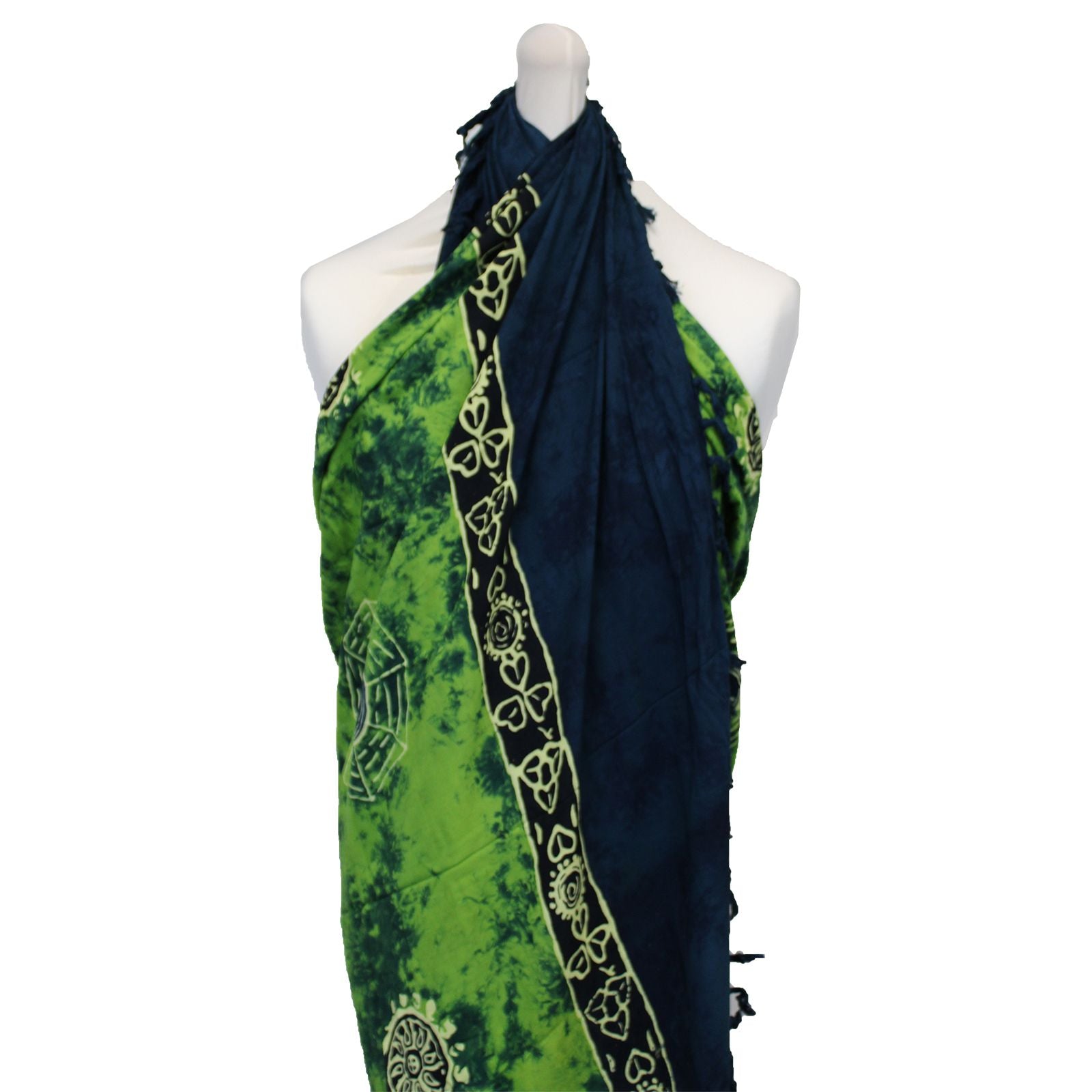 1x Bali Celtic Sarong - Yin & Yang (4 blandade färger)