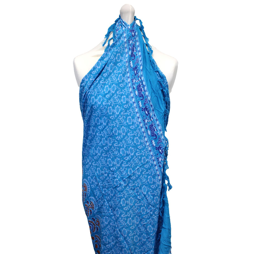 Turkos Orange Mandala Sarong