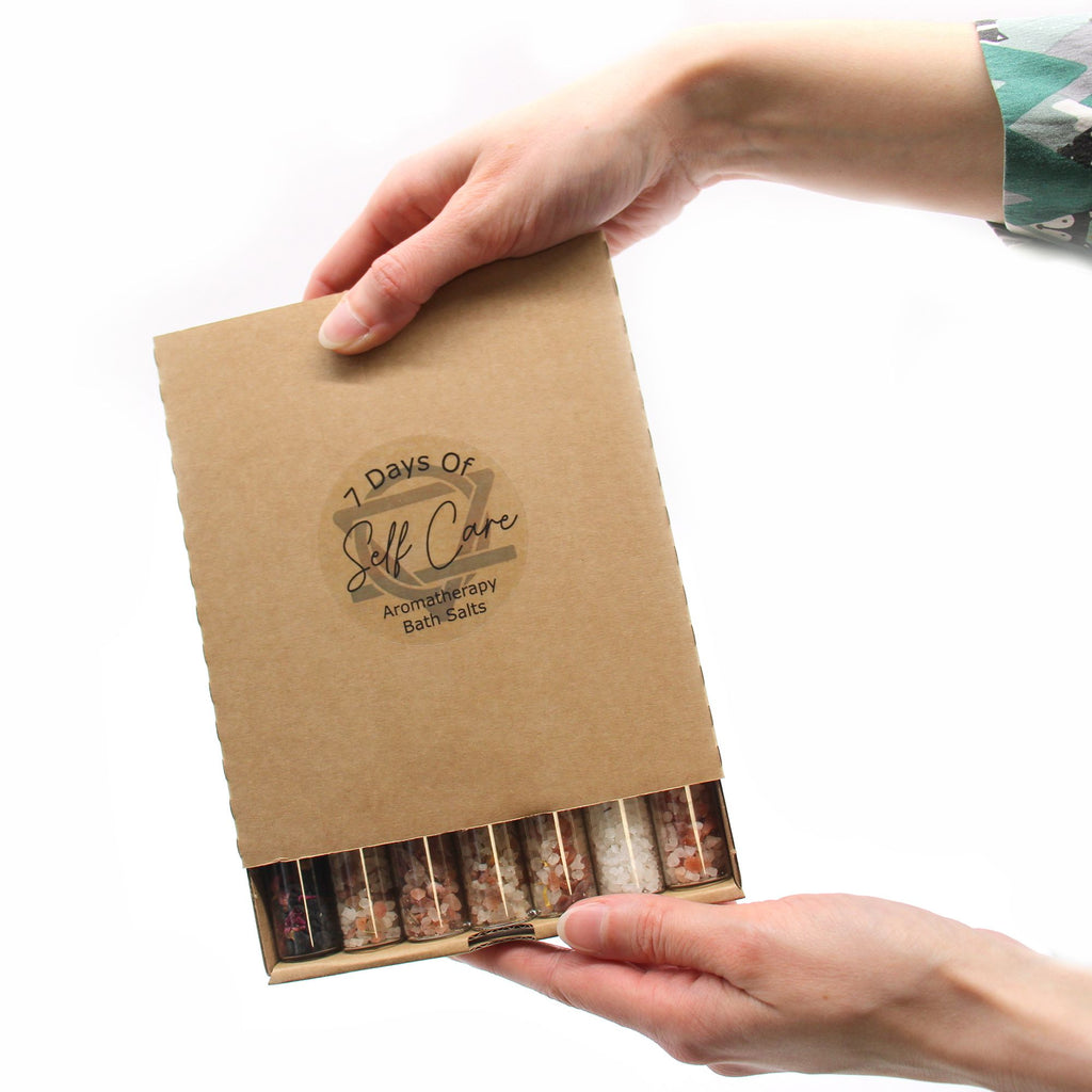 Badsalt i ampuller - Presentförpackning med 7 st