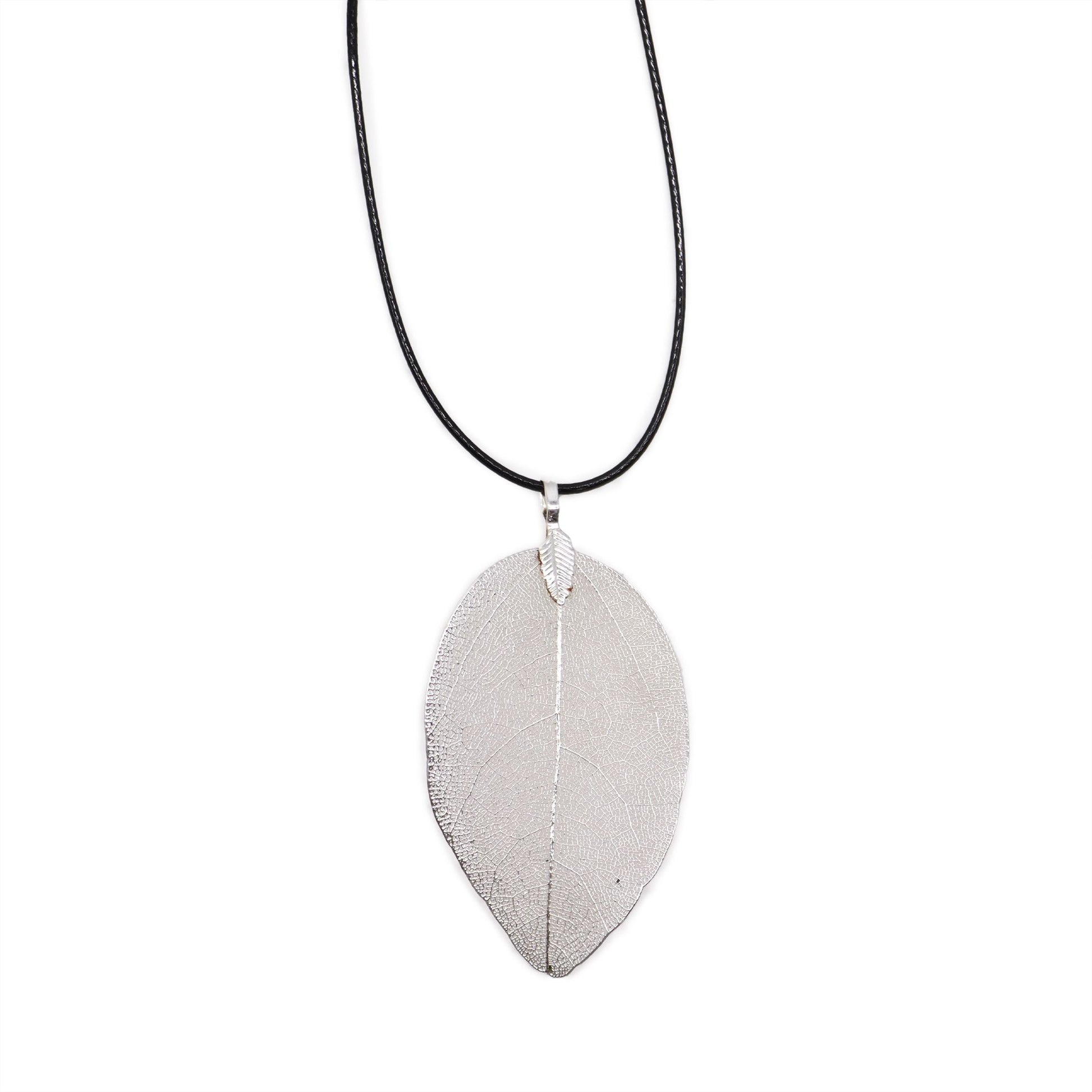 Halsband - Bravery Leaf - Silver