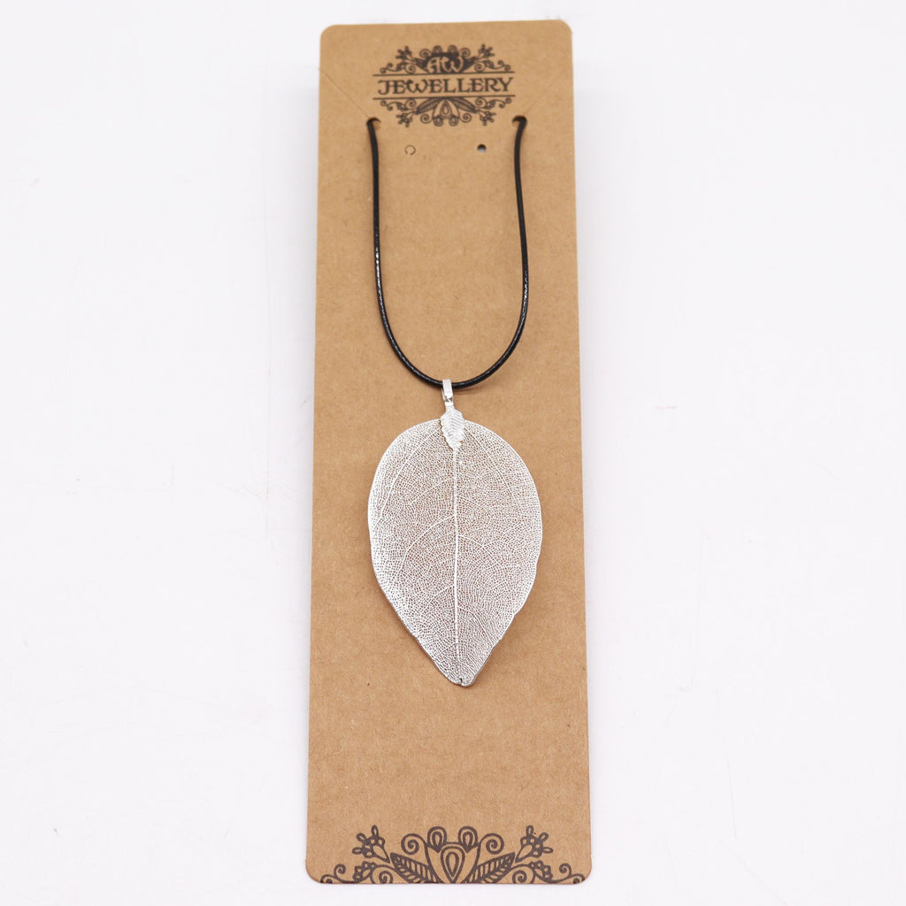 Halsband - Bravery Leaf - Silver