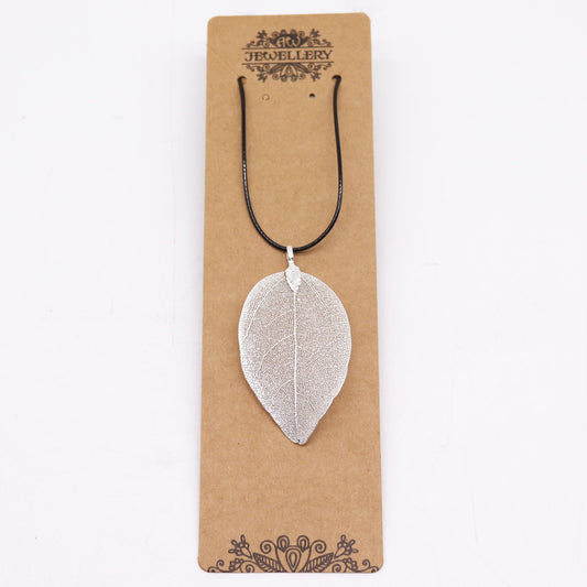 Halsband - Bravery Leaf - Silver