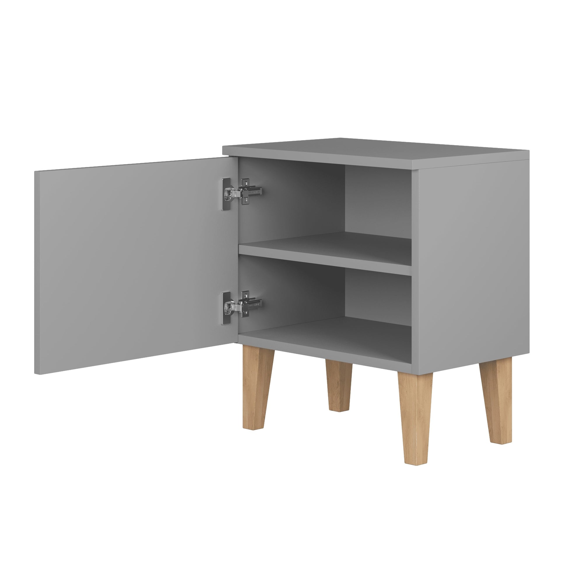 Bedside Table Kubi - Grey
