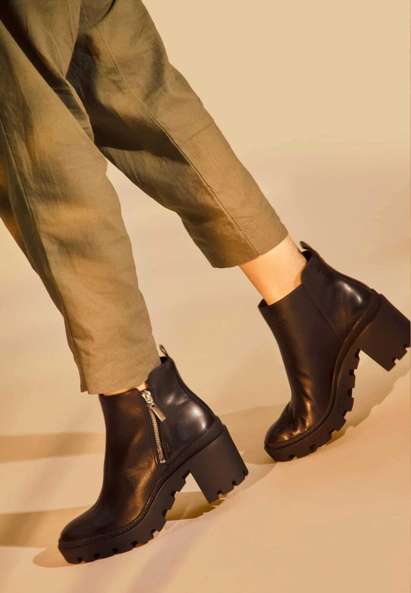 Black Goat Leather Ankle Boots Sophora – Women’s Round - Toe Block Heel Boots - Organic LifestyleBlack Goat Leather Ankle Boots Sophora – Women’s Round - Toe Block Heel BootsBlack Goat Leather Ankle Boots Sophora – Women’s Round - Toe Block Heel BootsMangará AtelierOrganic Lifestyle481IN1VBL3737