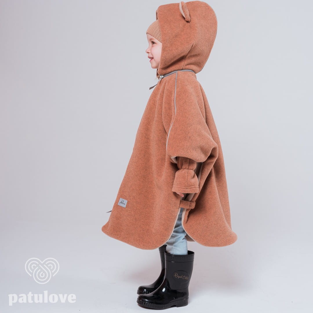 Car Poncho For Kids - Fox