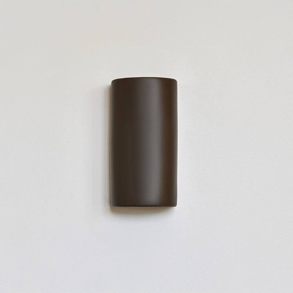 Ceramic wall light CURVE - Brown