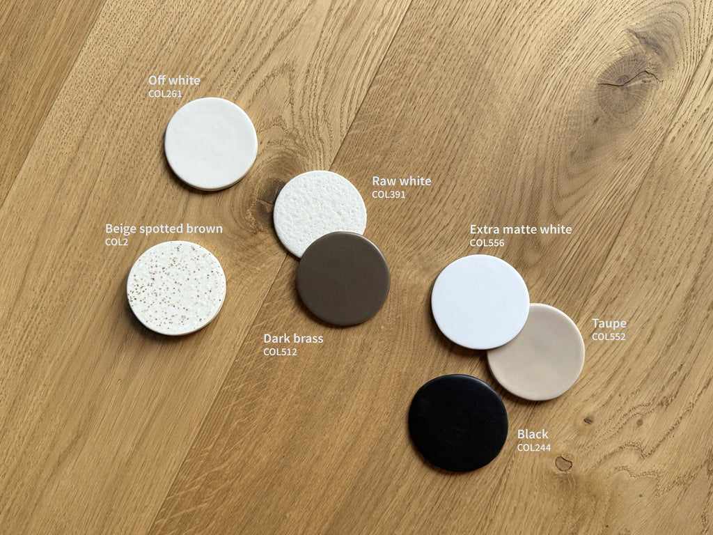Ceramic wall light CURVE - Taupe