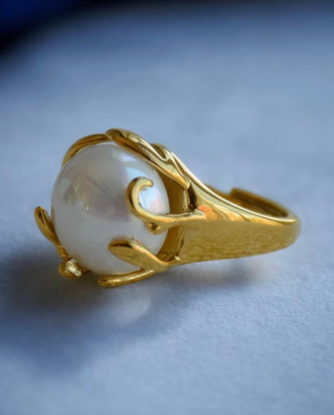 Chunky pearl ring - Organic LifestyleChunky pearl ringChunky pearl ringSandra TeresaOrganic Lifestylesku-57461902410077