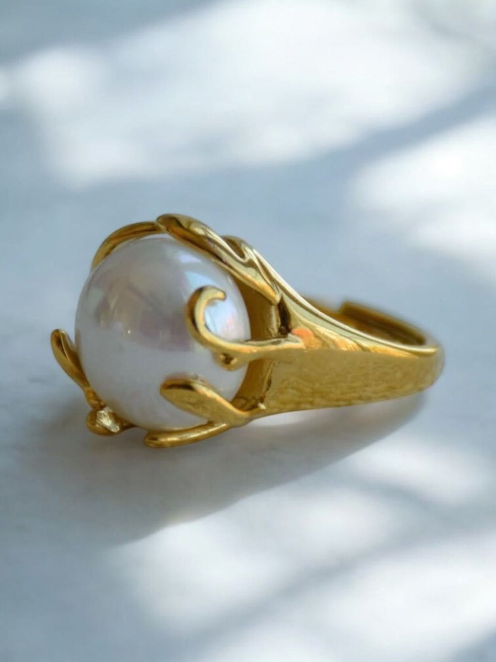 Chunky pearl ring - Organic LifestyleChunky pearl ringChunky pearl ringSandra TeresaOrganic Lifestylesku-57461902410077