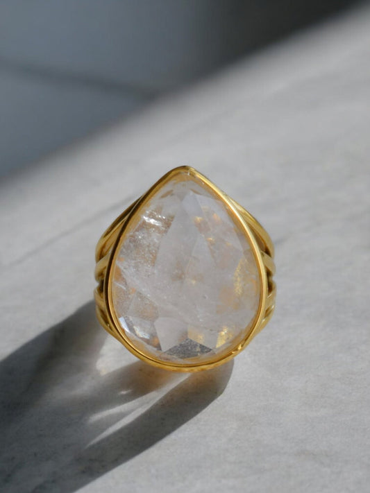 Clear quartz beauty ring - Organic LifestyleClear quartz beauty ringClear quartz beauty ringSandra TeresaOrganic Lifestylesku-57477782274397