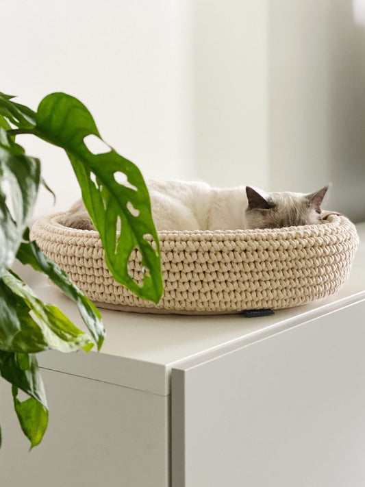 Coco Dog/Cat Bed - Beige - Organic LifestyleCoco Dog/Cat Bed - BeigeCoco Dog/Cat Bed - Beige LabbvennOrganic Lifestyle5907614620646