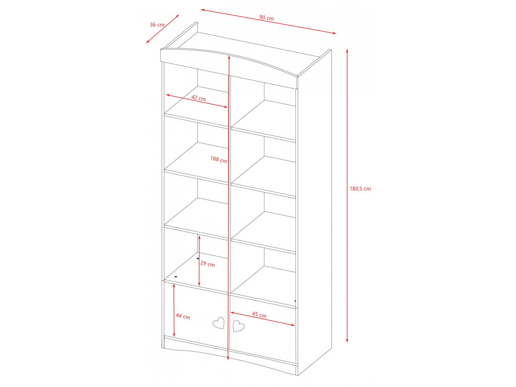 Double Bookshelf Julia