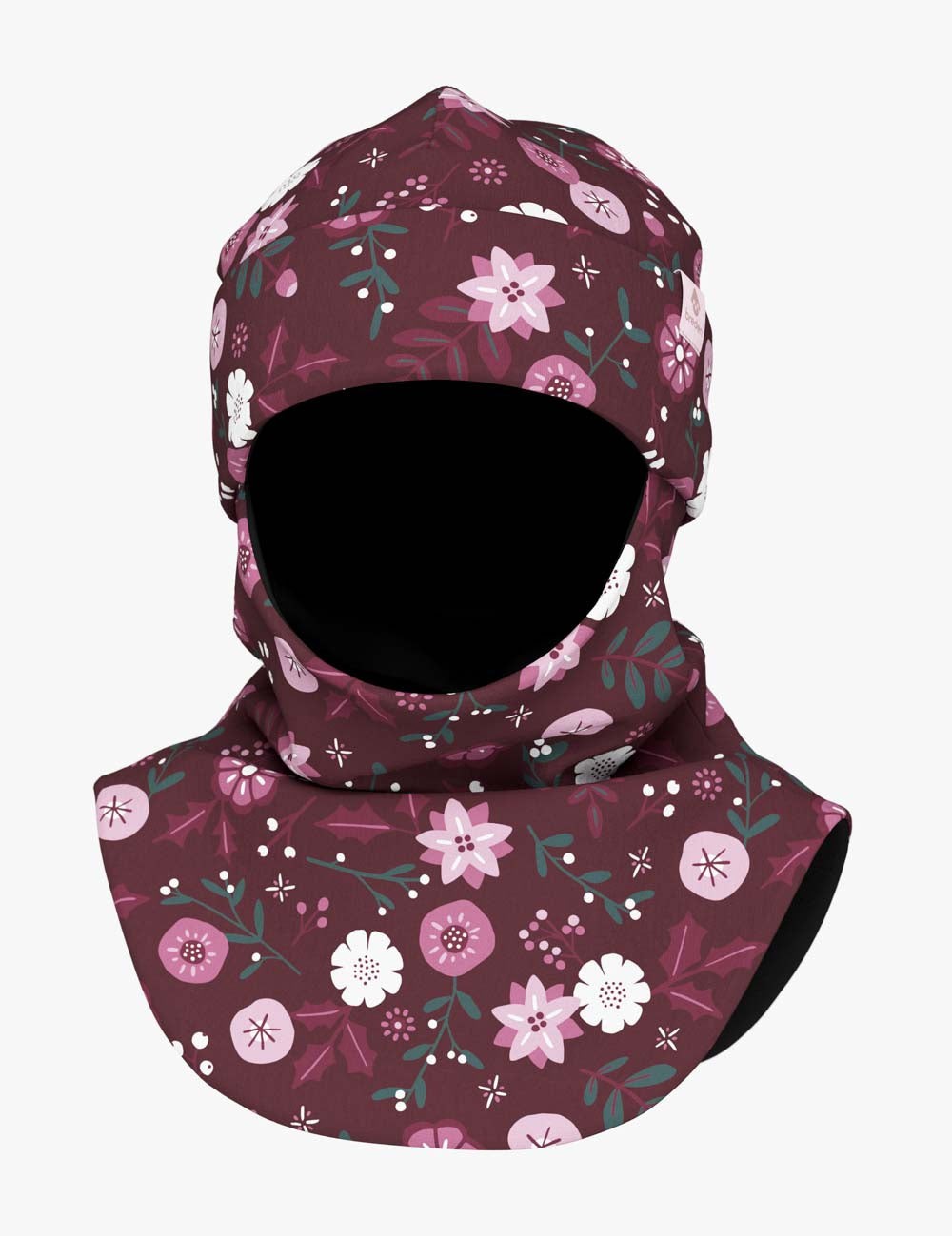 Fleece Balaclava For Kids FERN - Winters Flowers
