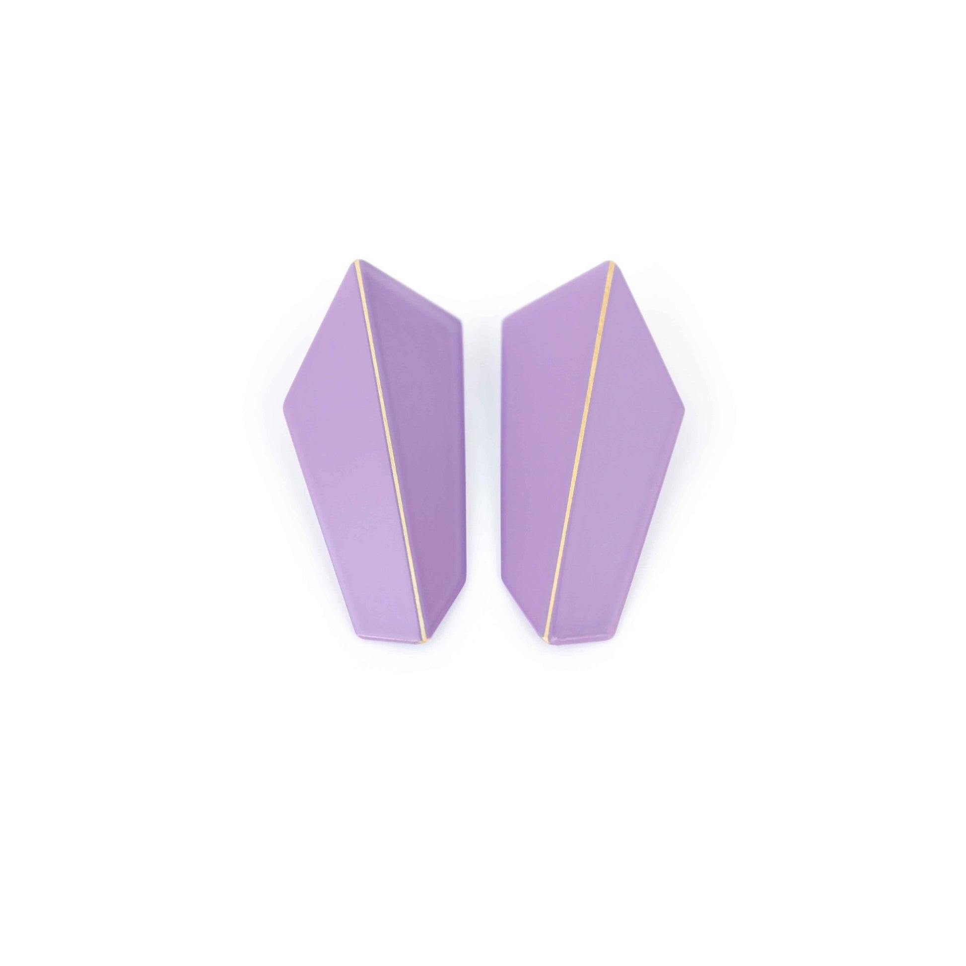 Folded Vertical Earrings