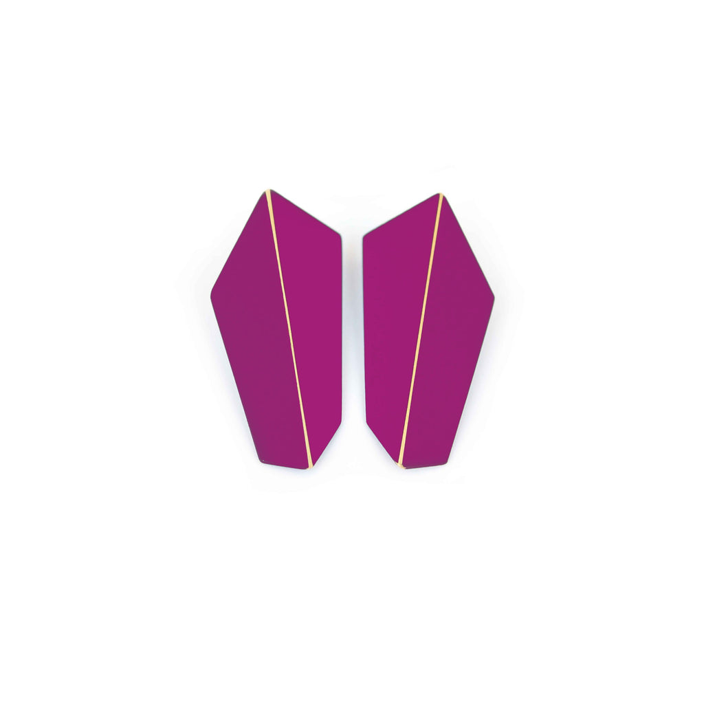 Folded Vertical Earrings