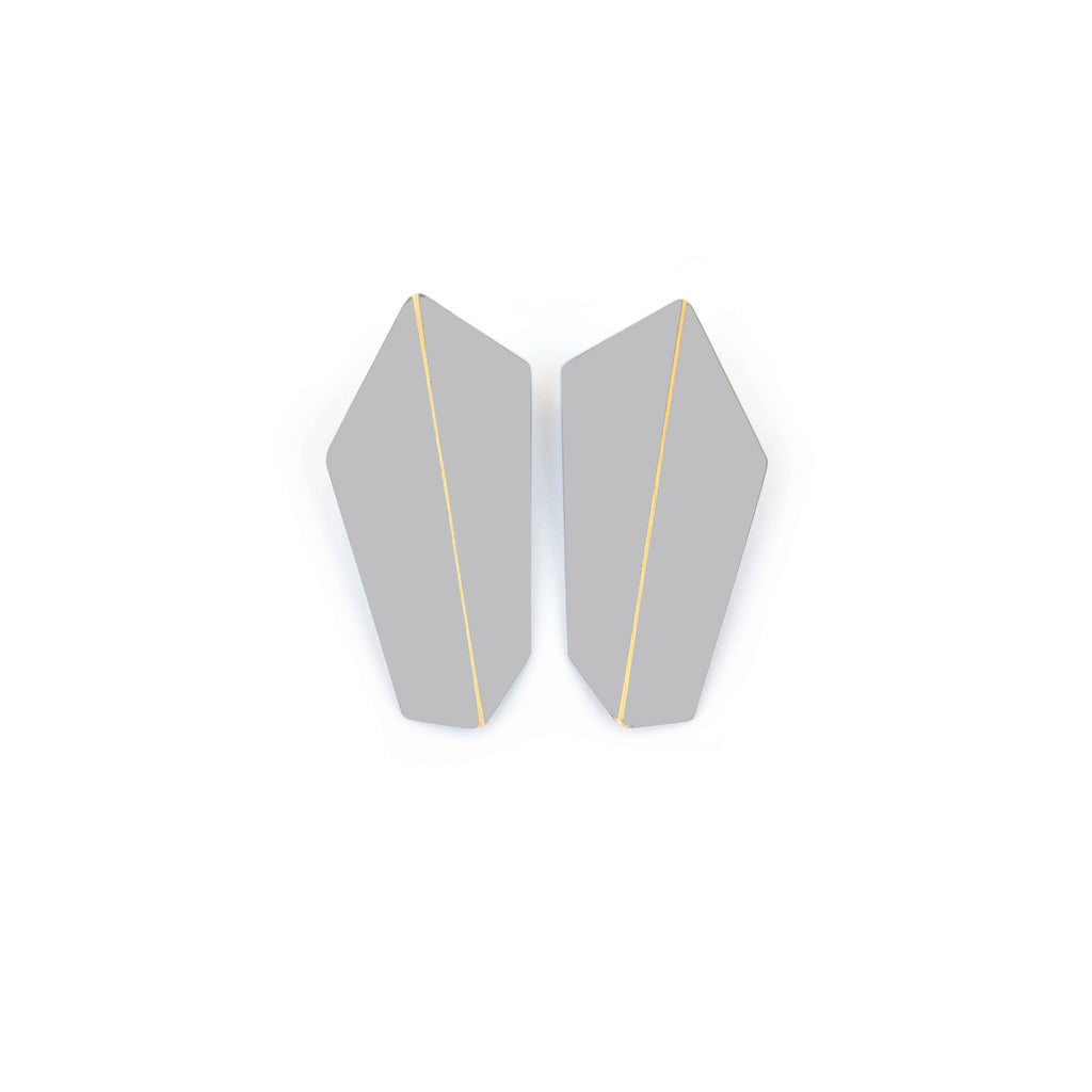 Folded Vertical Earrings