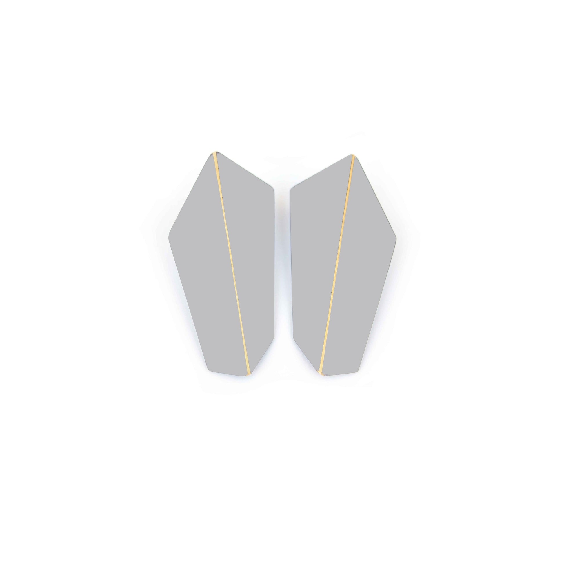 Folded Vertical Earrings