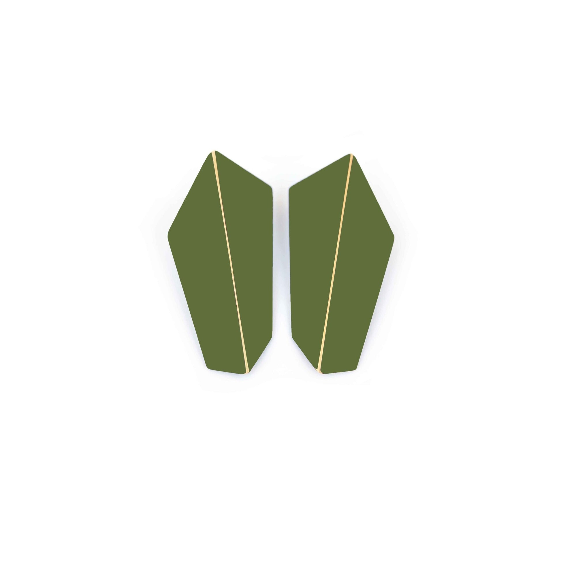 Folded Vertical Earrings