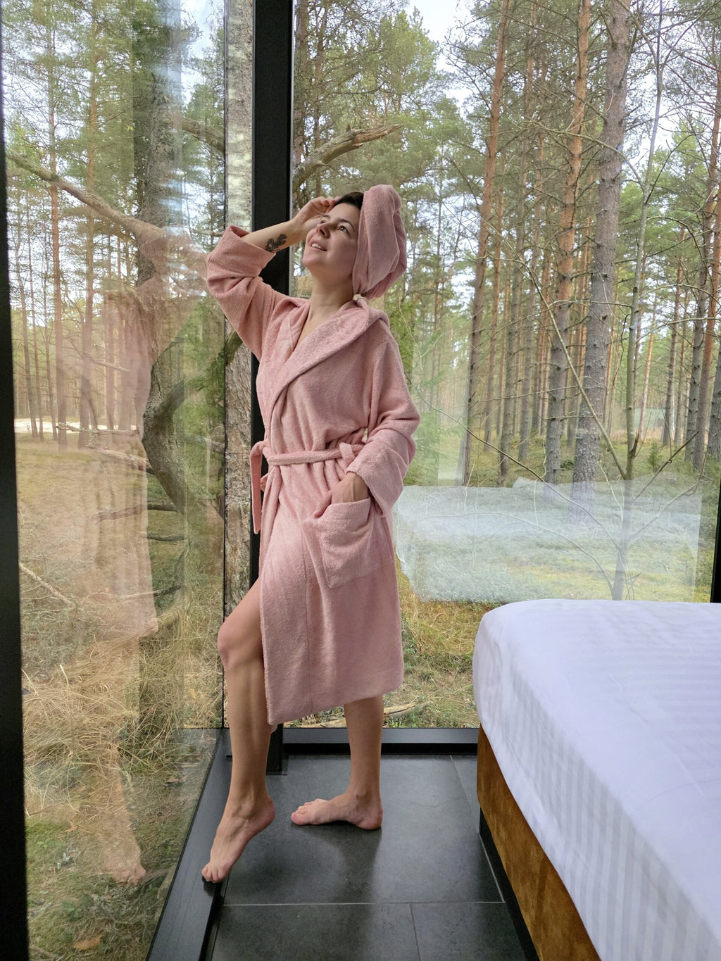 Hair Wrap for Women -  Bamboo Terry