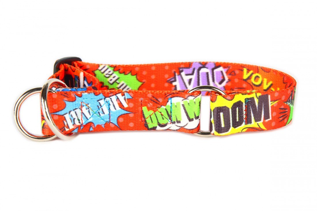 Half Chocke Collar - Red Graffiti