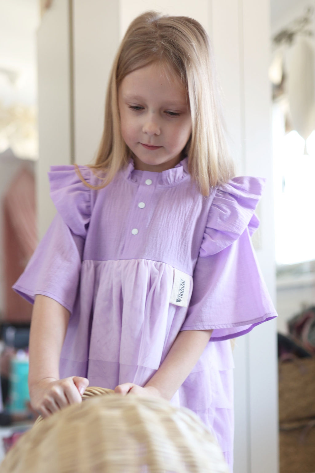 Kids Dress Sisi – Lilac
