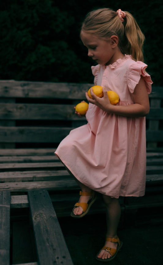 Kids Dress Sisi – Peach