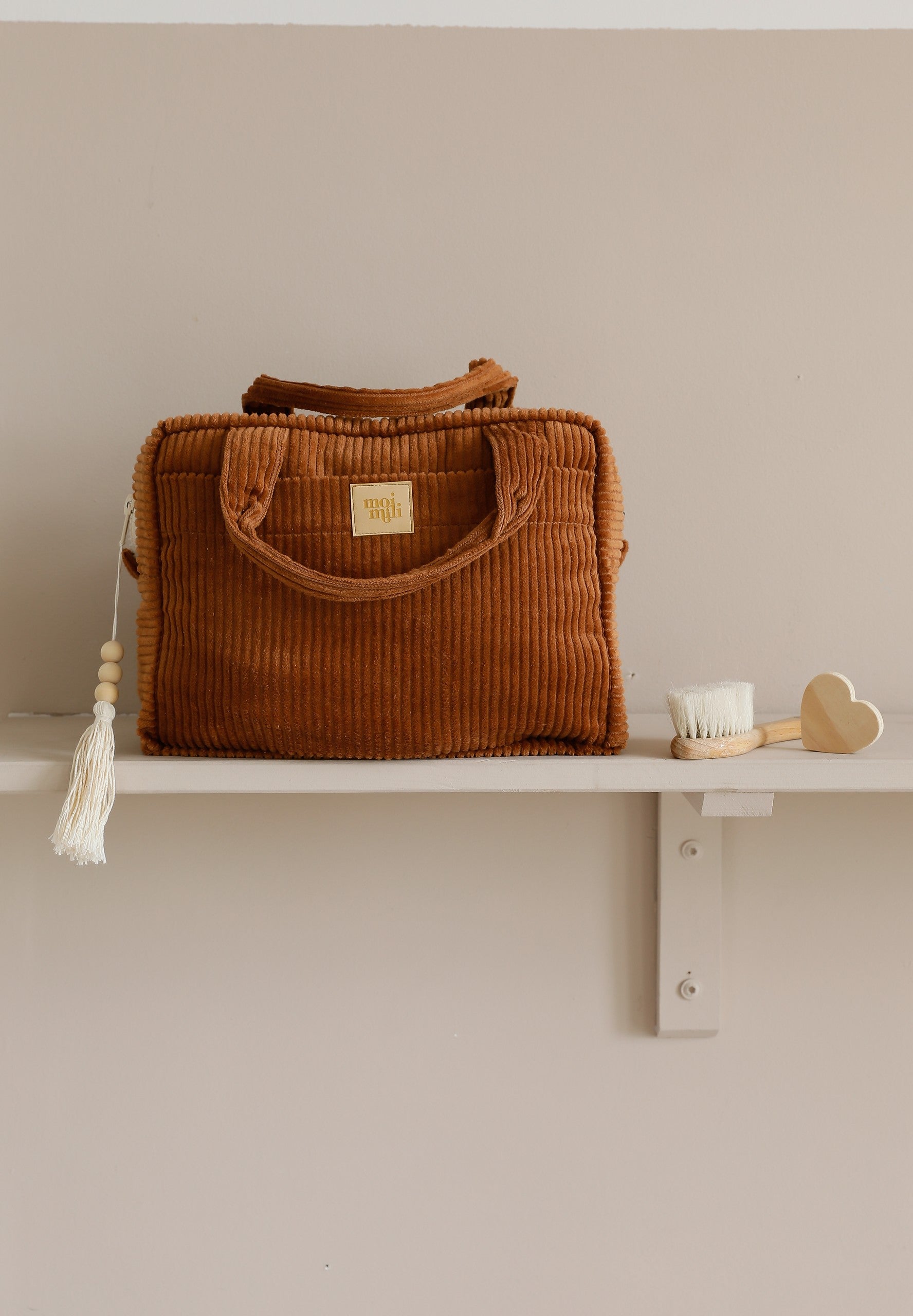 Make-Up Bag Set of 2 - Caramel