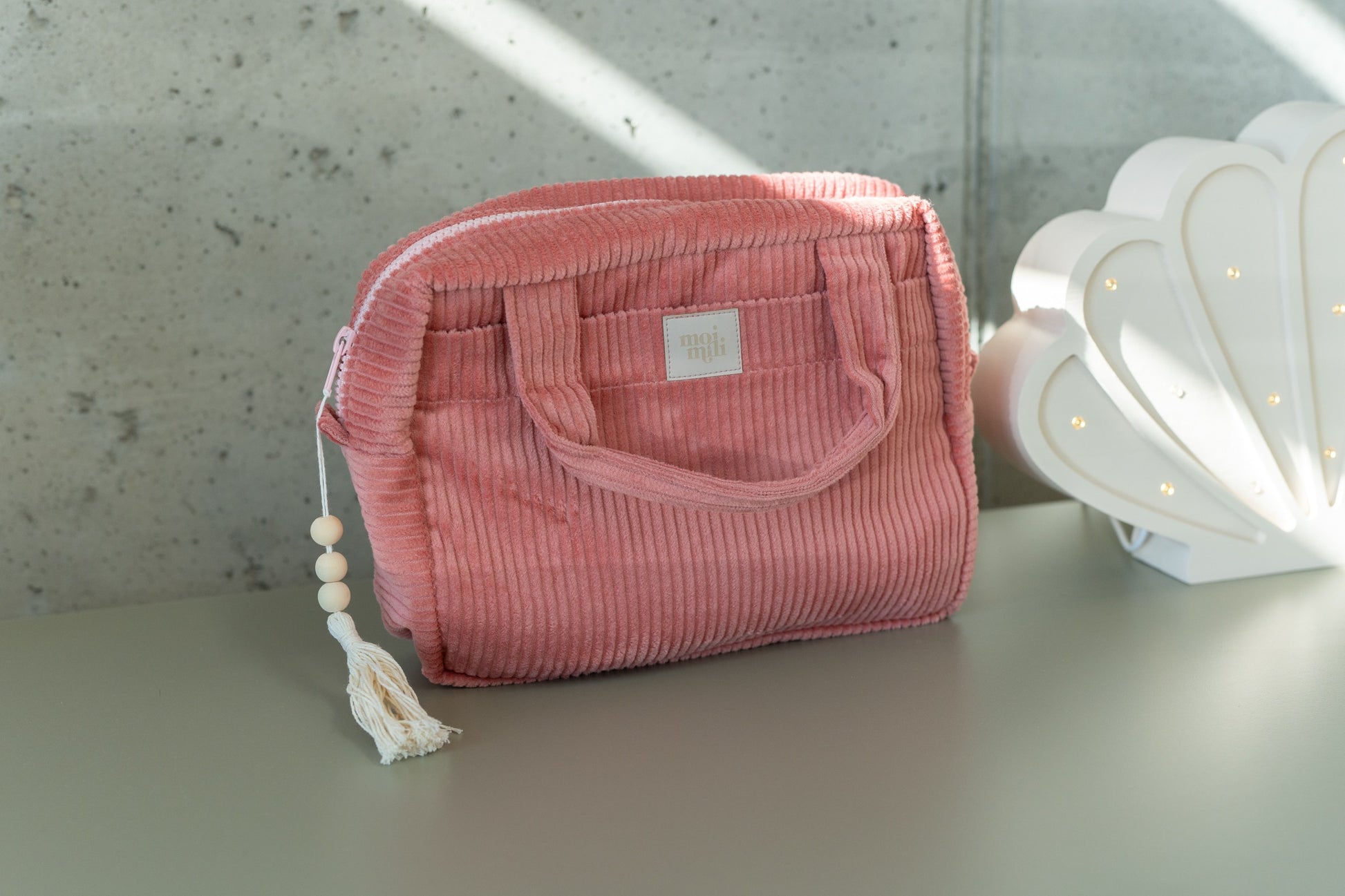 Make-Up Bag Set of 2 - Coral