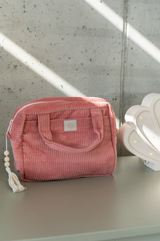 Make-Up Bag Set of 2 - Coral