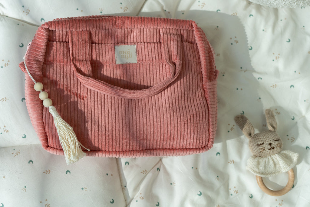 Large Make-Up Bag - Coral
