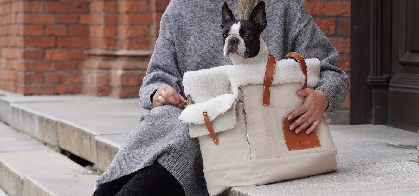 Liiva - hundbärväska & personlig väska - Beige - Organic LifestyleLiiva - hundbärväska & personlig väska - BeigeLiiva Dog Carrier & Personal Bag - Beige LabbvennOrganic Lifestyle5907614621223