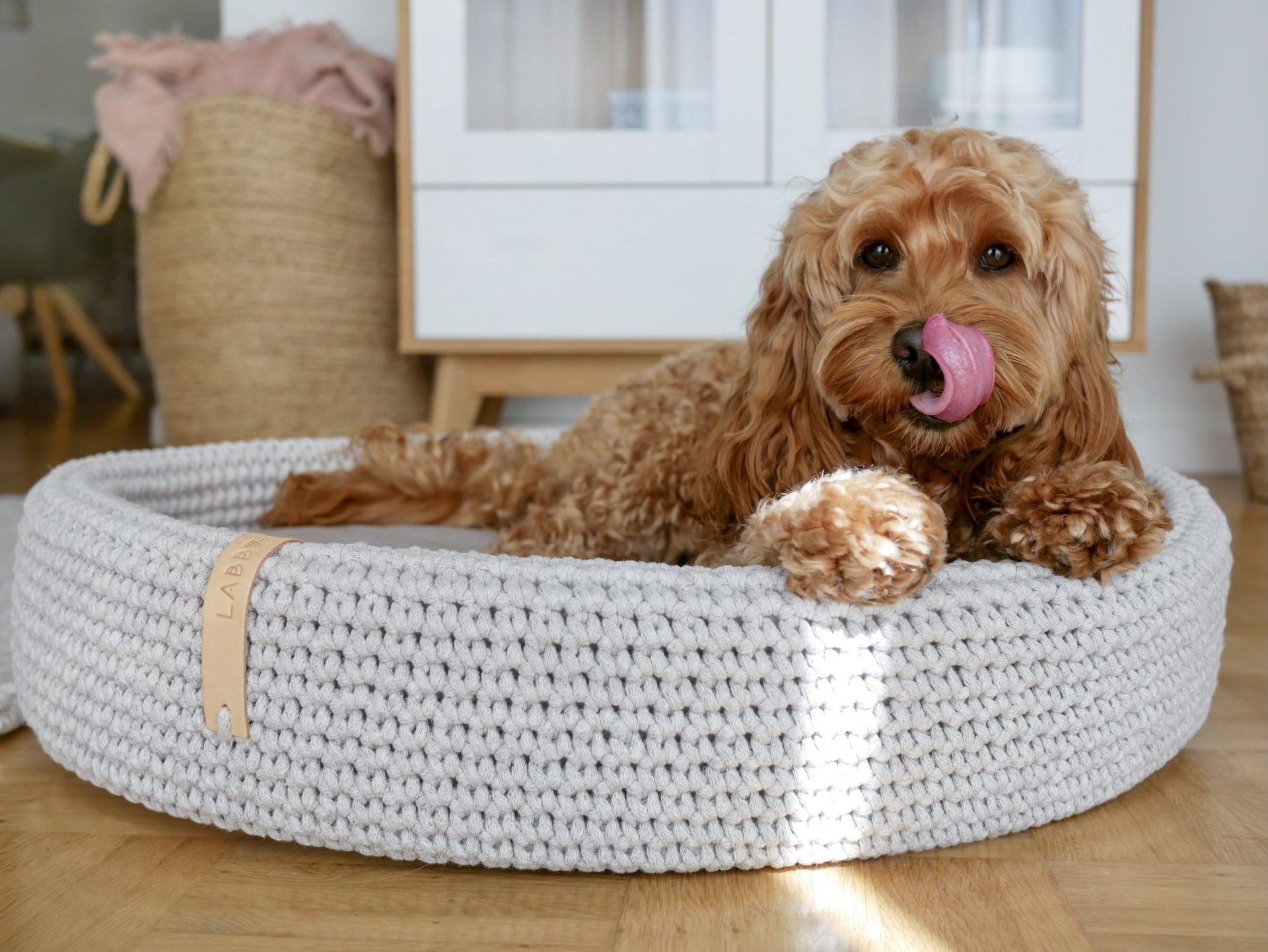 Lukko Dog Bed - Light Grey - Organic LifestyleLukko Dog Bed - Light GreyLukko Dog Bed - Light Grey LabbvennOrganic Lifestyle5907614620707
