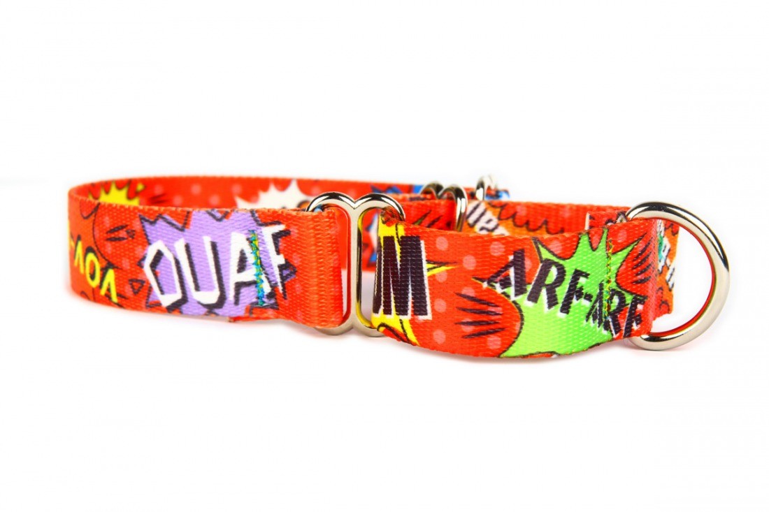 Martingale Collar - Red Graffiti