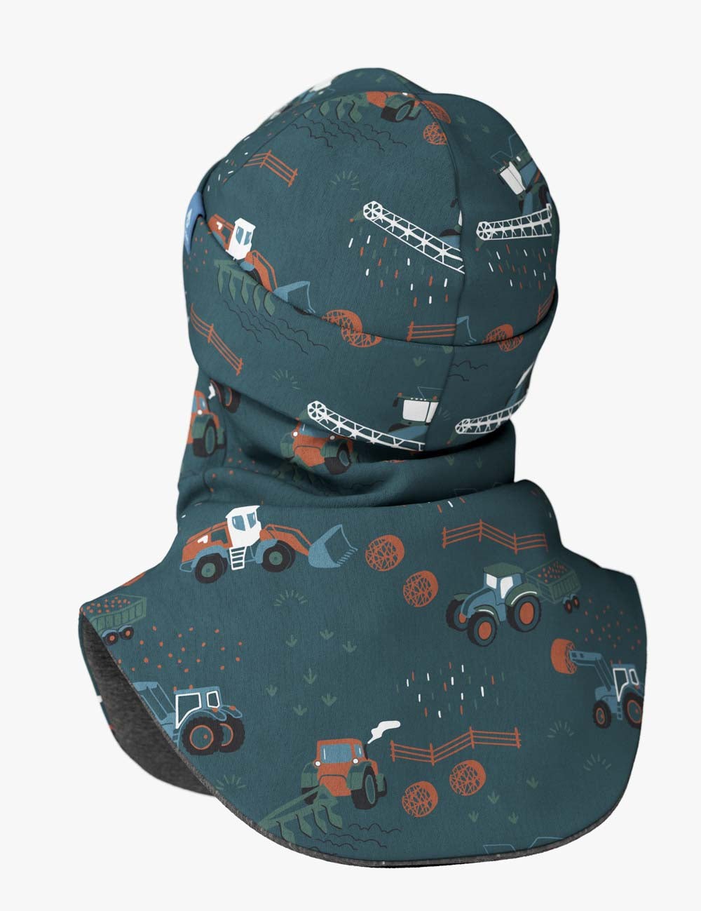 Merino Balaclava For Kids BREM - Tractors